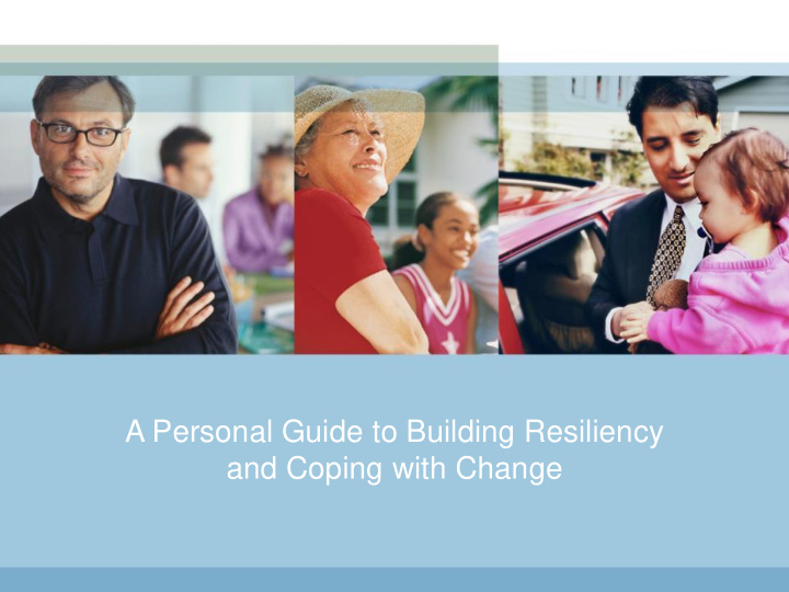 a personal guide to building resiliency and coping with