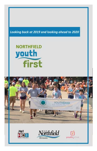 NORTHFIELD  What is Youthprise?  Why Northfjeld?  Founded in 2010 by the McKnight Foundatjon,