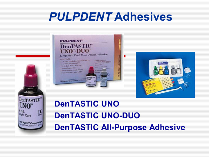 pulpdent pulpdent adhesives