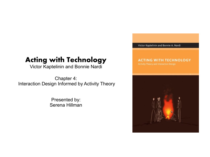 acting with technology