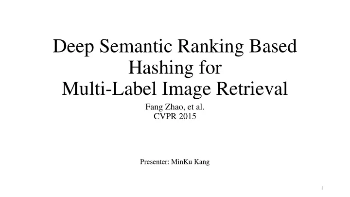 hashing for