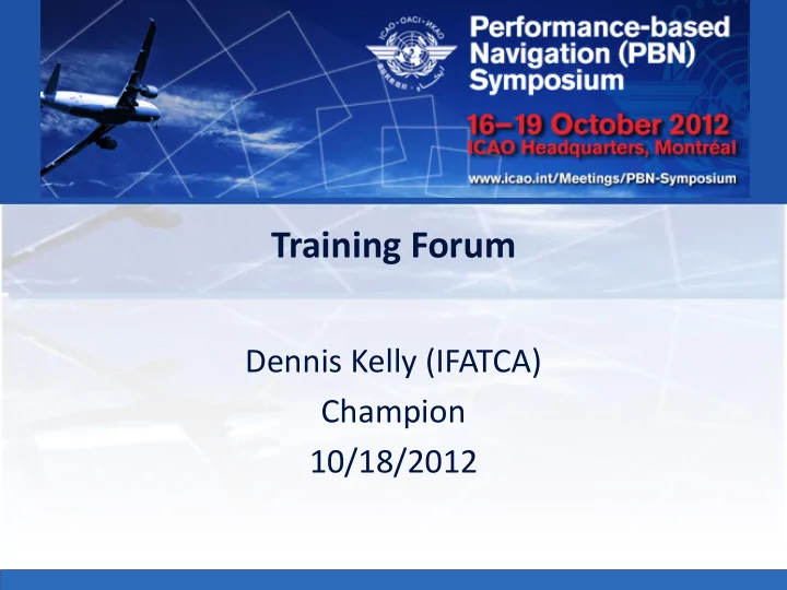 training forum