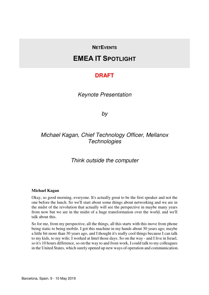 emea it s potlight