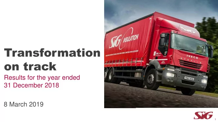 transformation on track