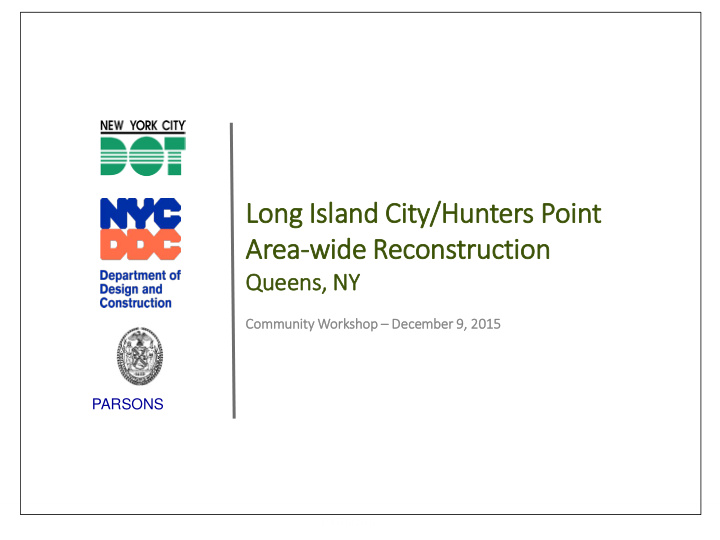 lon ong i island city ity hunters p poin oint are rea