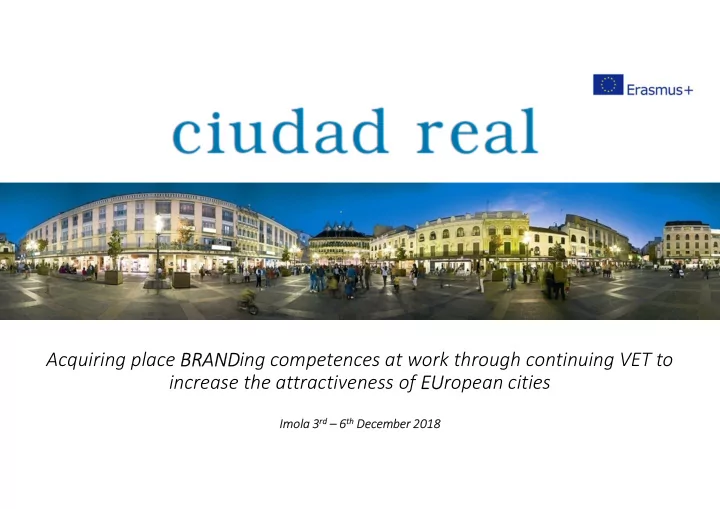 acquiring place branding competences at work through