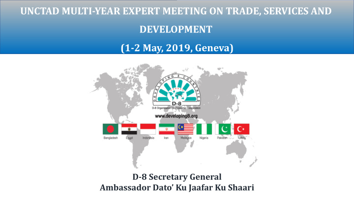 unctad multi year expert meeting on trade services and
