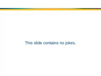 This slide contains no jokes.  How to Write Compilers an  d solve data transformation  problems.