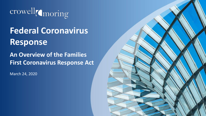 federal coronavirus