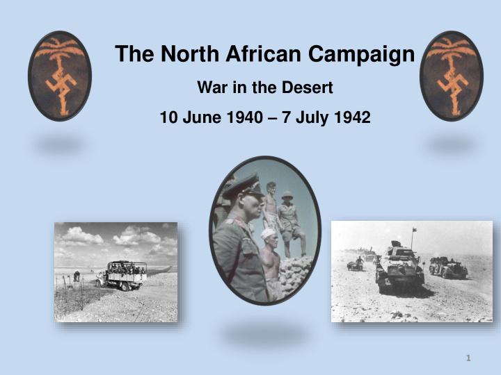 the north african campaign