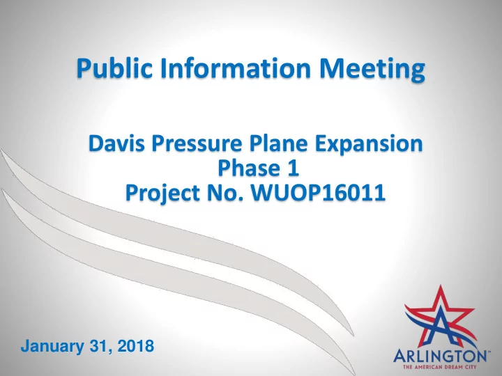 public information meeting