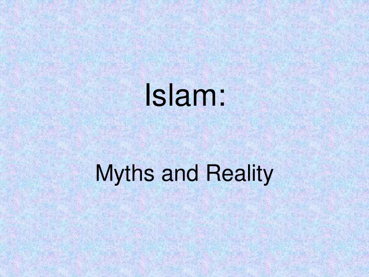 islam