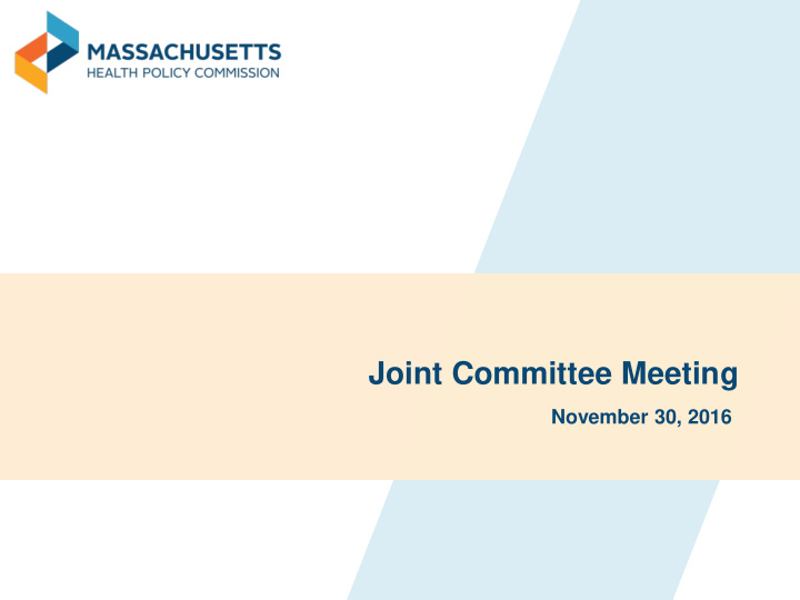 joint committee meeting