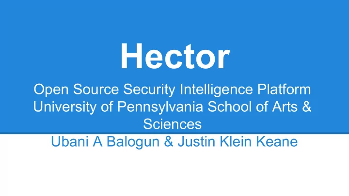 hector
