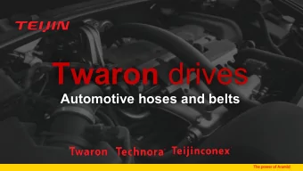 KEY BENEFITS  sustainability put the automotive industry under  WHEN USING OUR  pressure to develop