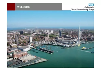 WELCOME  Improving health services  Learning Lessons  from  Serious Case Reviews  Improving