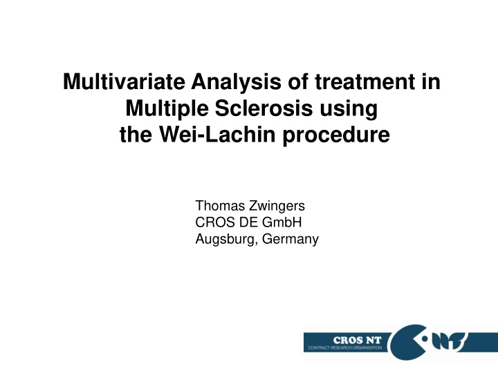 multivariate analysis of treatment in multiple sclerosis