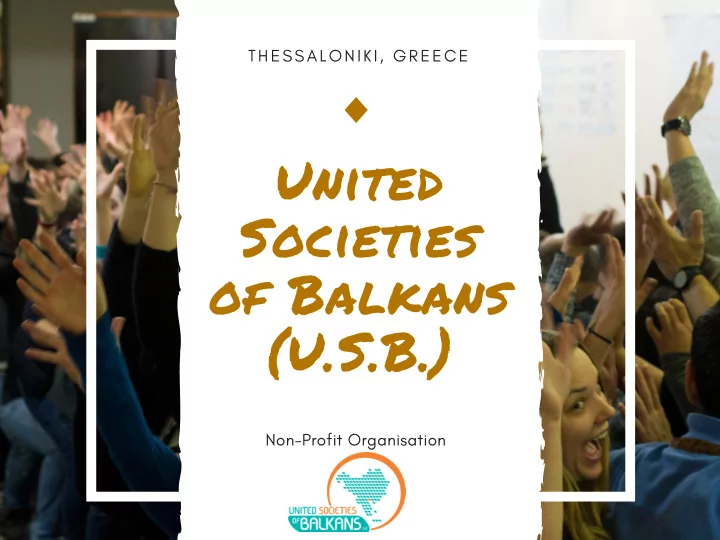 united societies of balkans u s b