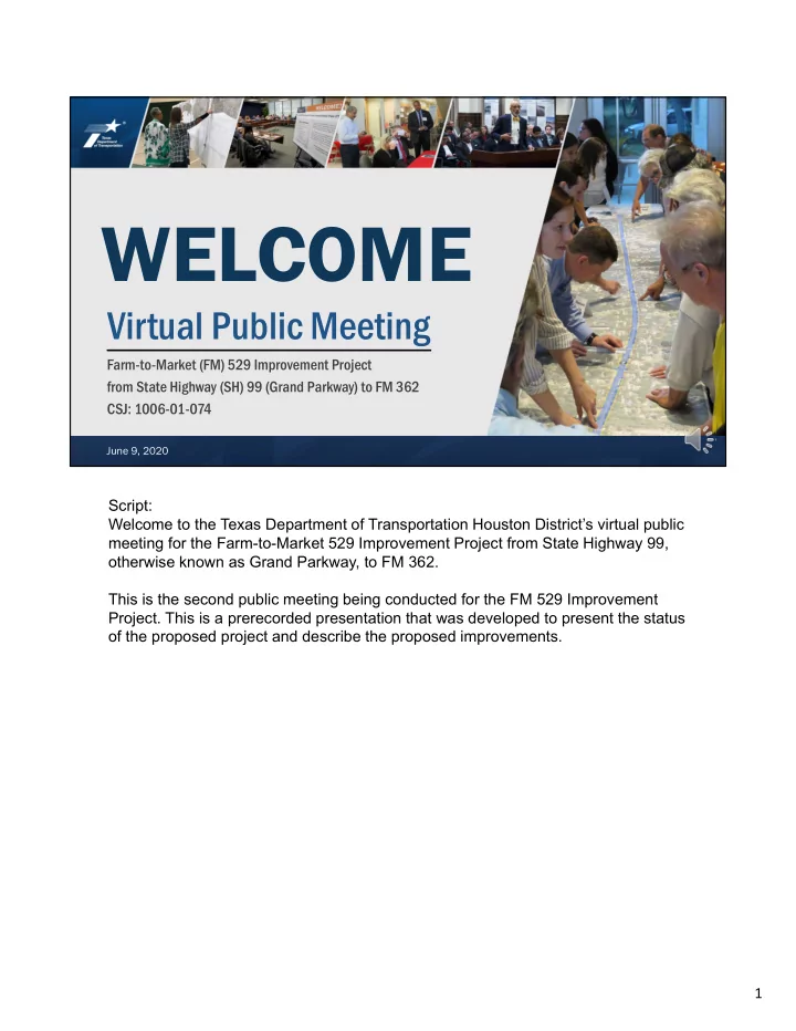 welcome