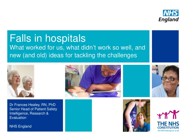 falls in hospitals