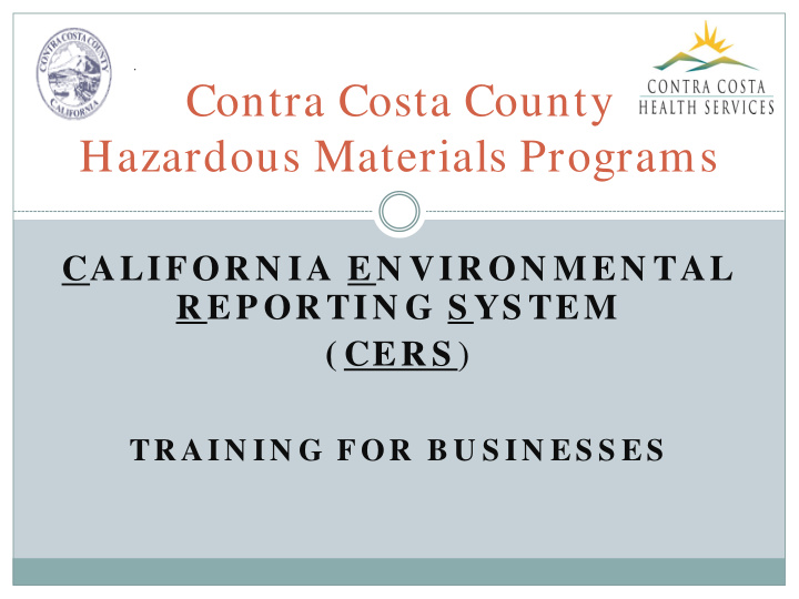 contra costa county hazardous materials programs