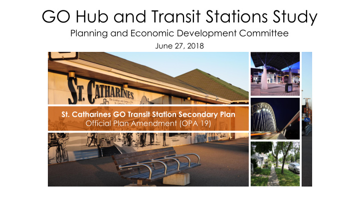go hub and transit stations study
