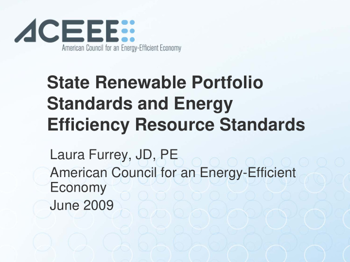 state renewable portfolio standards and energy efficiency