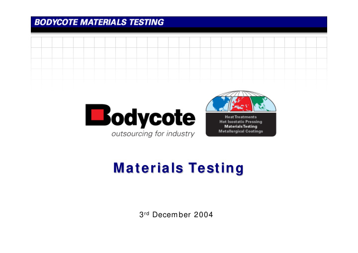 materials testing materials testing