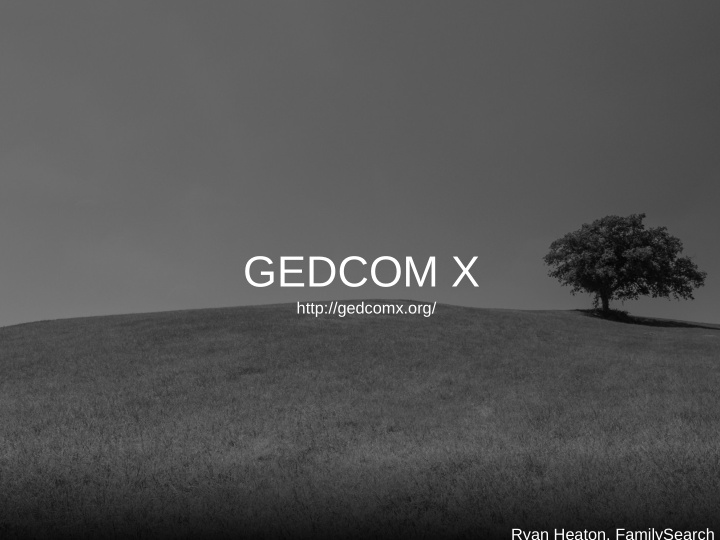 gedcom x