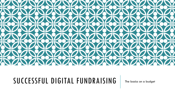 successful digital fundraising
