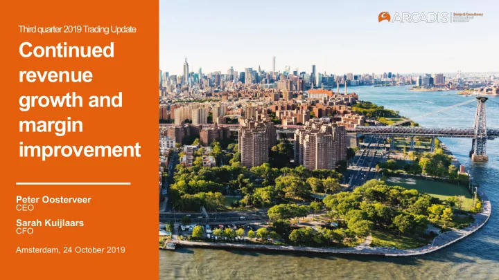 continued revenue growth and margin improvement
