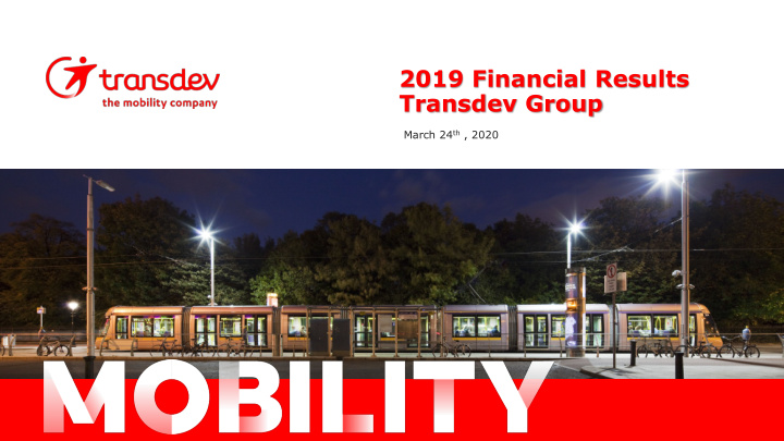 2019 financial results transdev group