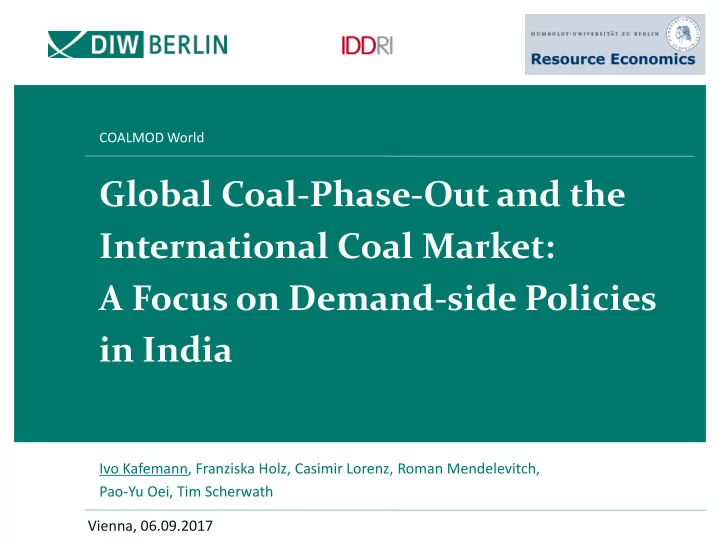 international coal market