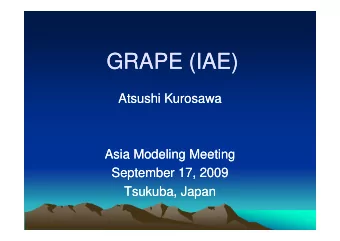 GRAPE (IAE)  GRAPE (IAE)  GRAPE (IAE)  GRAPE (IAE)  Atsushi Kurosawa  Atsushi Kurosawa  Asia