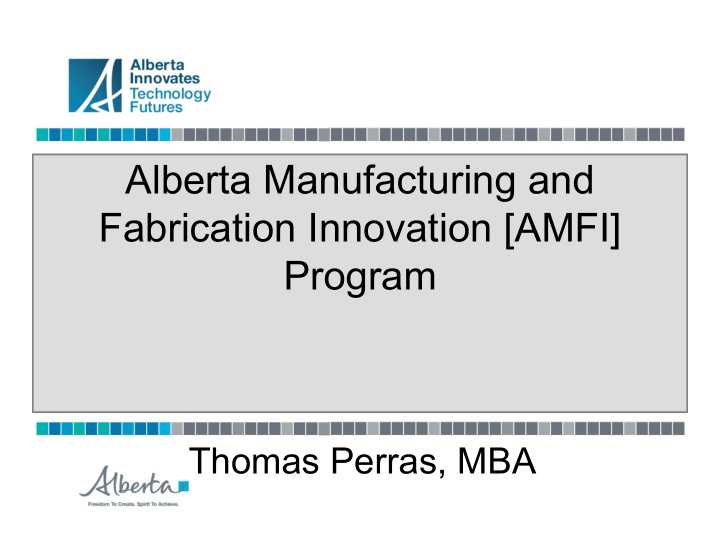 alberta manufacturing and fabrication innovation amfi