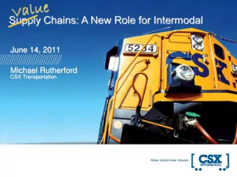 June 14, 2011  June 14, 2011  Michael Rutherford  Michael Rutherford  CSX Transportation  CSX