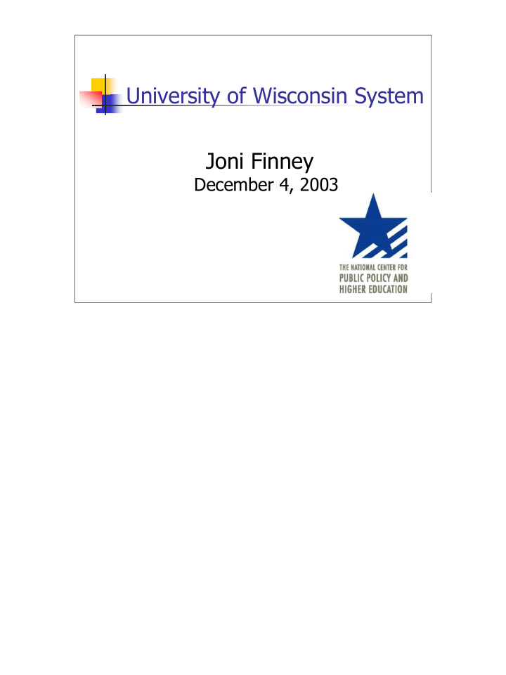 university of wisconsin system joni finney