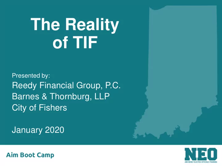 the reality of tif