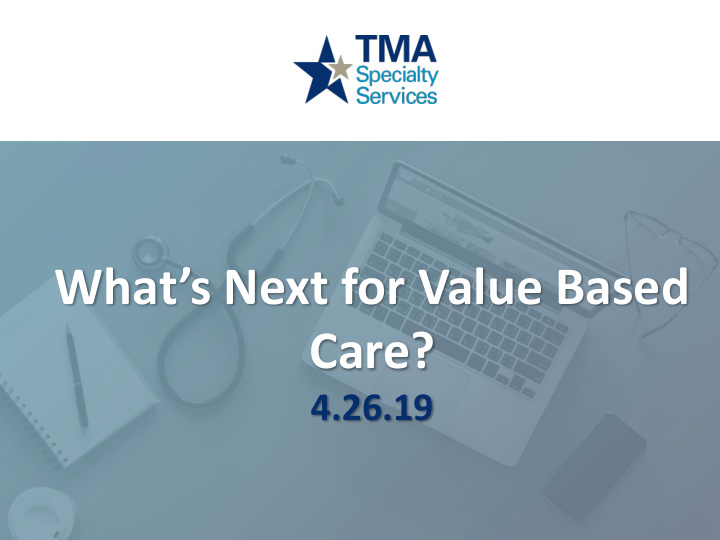 what s next for value based