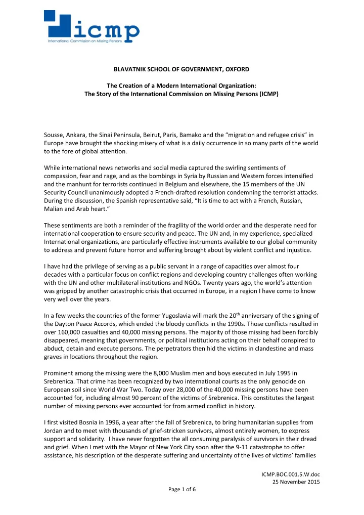 blavatnik school of government oxford the creation of a