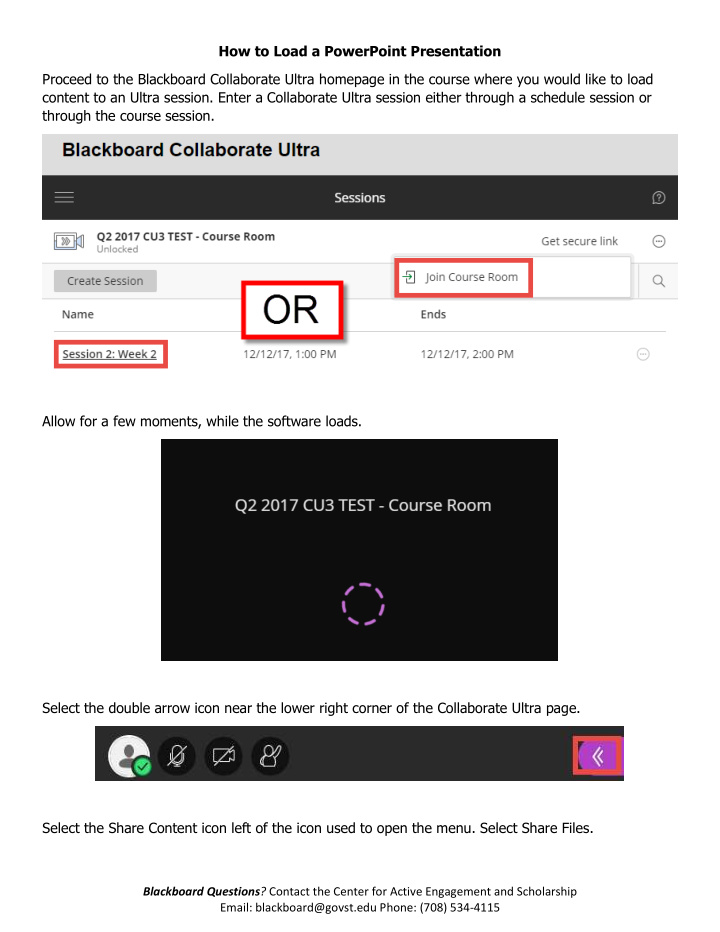 how to load a powerpoint presentation proceed to the