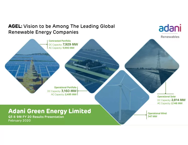 adani green energy limited