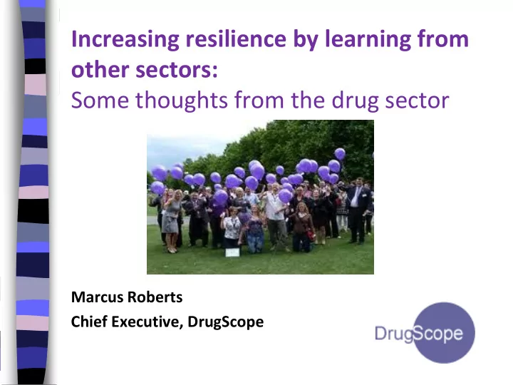 increasing resilience by learning from