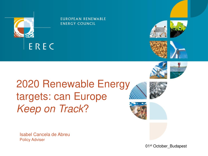 2020 renewable energy targets can europe keep on track