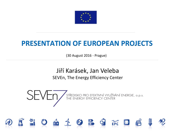 presentation of european projects