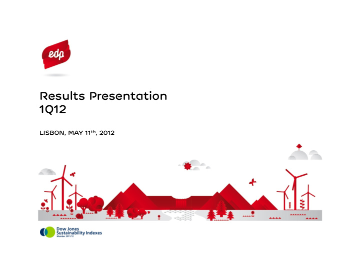 results presentation 1q12