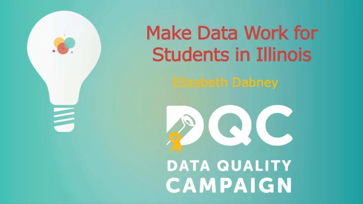 make data work for