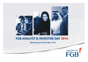 Wednesday 19 November, 2014  Disclaimer  This presentation provides information in summary form