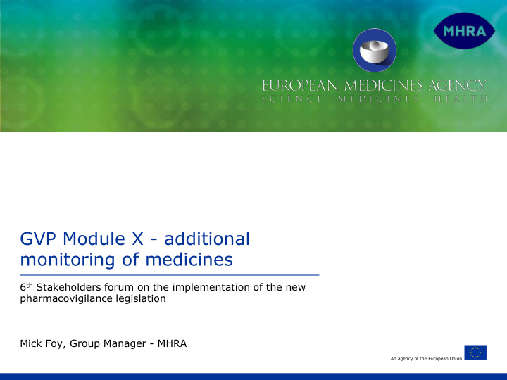gvp module x additional