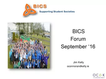 September 16  Jim Kelly  oconnorandkelly.ie What Youll Take Away Today  A changed attitude